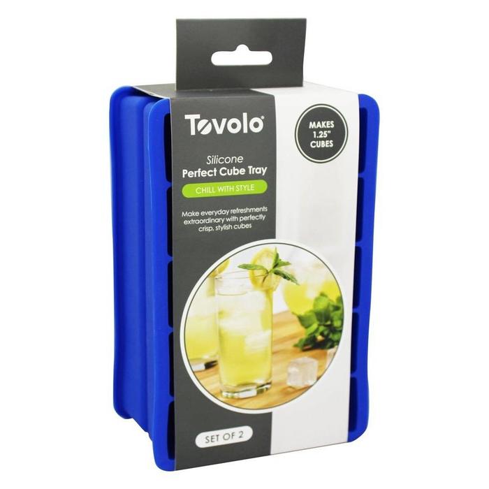 Perfect Cube Ice Trays, Blue