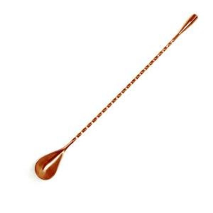 Droplet Bar Spoon, Copper Plated 30cm