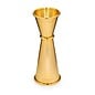 Japanese-Style Jigger, Gold Plated 1oz x 2oz