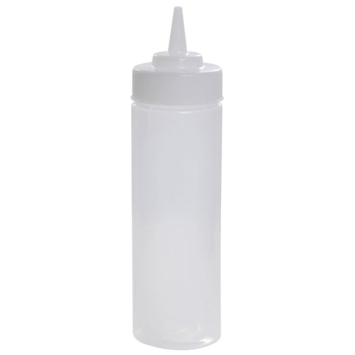 Widemouth Squeeze Bottle, 12oz w/ Cap