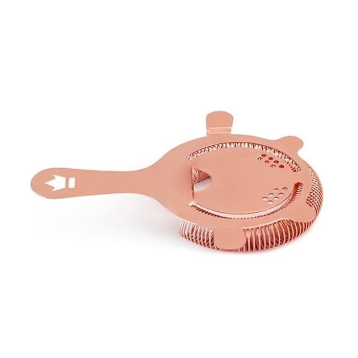 Cocktail Kingdom Buswell 4- Prong Hawthorne Strainer, Copper-Plated