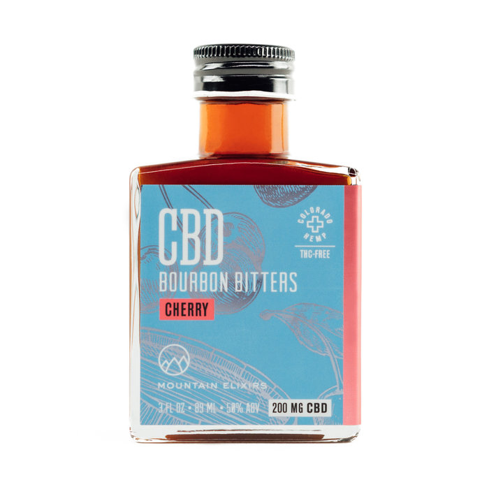 CBD Cherry Bourbon Bitters, 3oz