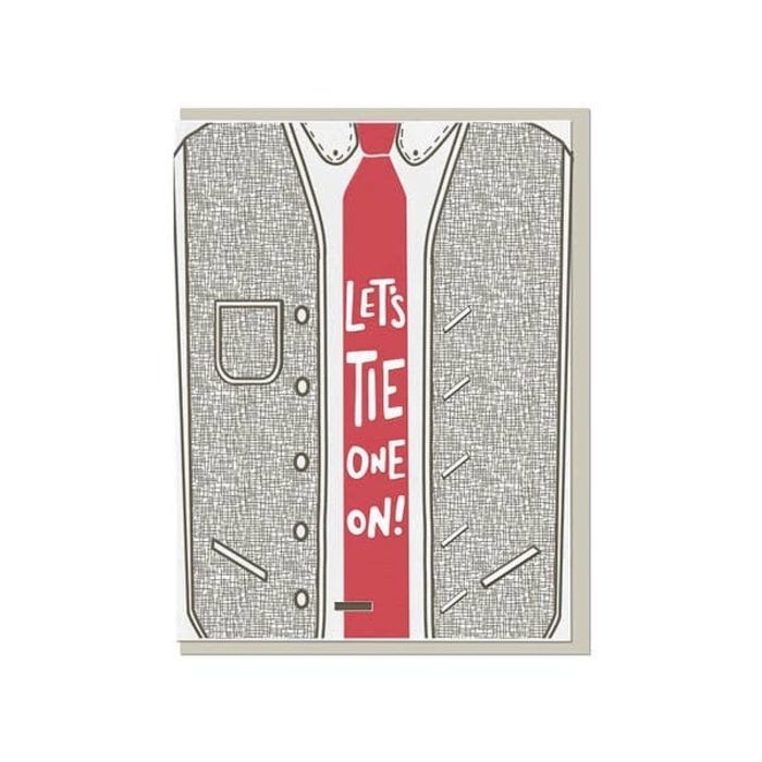 Violet Press "Tie One On" Greeting Card