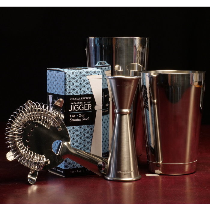 The Stainless Steel Shaker Set - Japanese Jigger