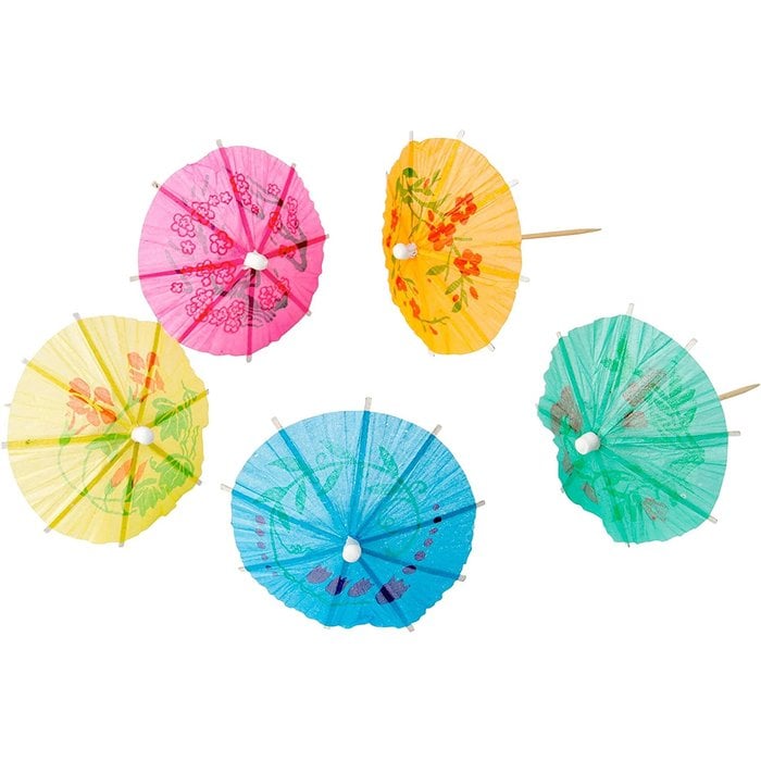 Tropical Drink Umbrellas, Single