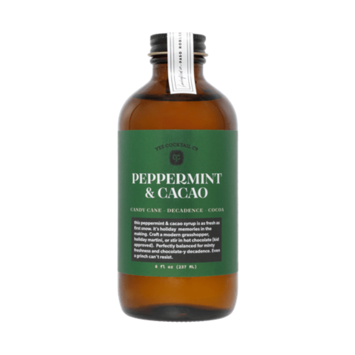 Yes Cocktail Co. Peppermint and Cacao Syrup, 8oz