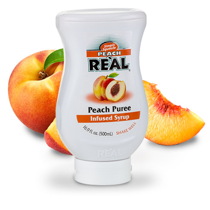 Peach Reàl Peach Puree, 16.9oz/500ml