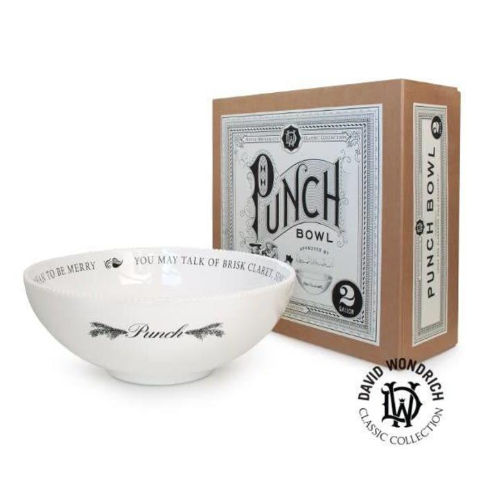 David Wondrich Classic Punch Bowl, 2 gal.